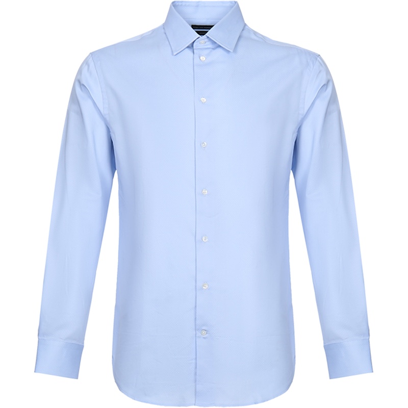 EMPORIO ARMANI 阿玛尼 男款棉质长袖衬衫 41CM5L 41C50