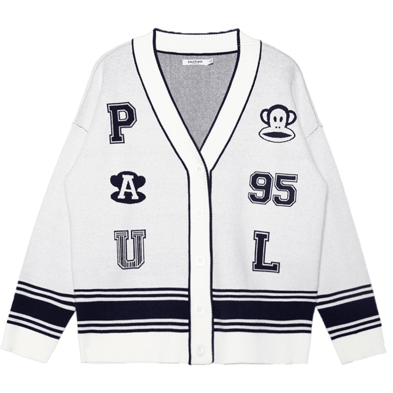 PaulFrank/大嘴猴 春秋新款时尚套装女港风套装女针织两件套