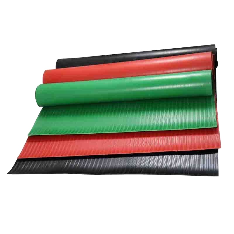 沃新高压绝缘橡胶板 10KV 5mm厚 绝缘垫 宽1m*长5m