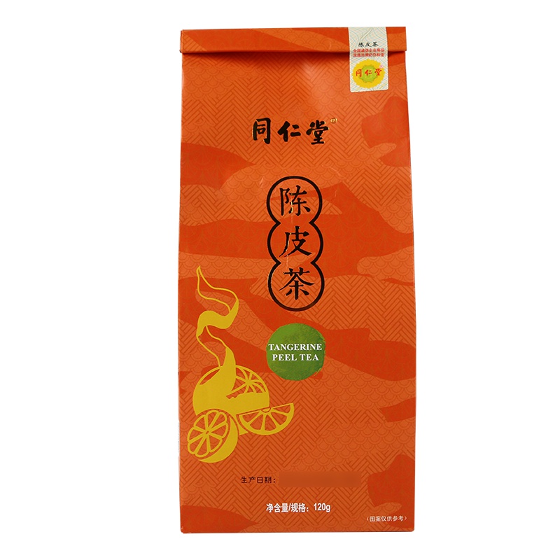 同仁堂 陈皮花草茶 陈皮干泡水茶叶 120g