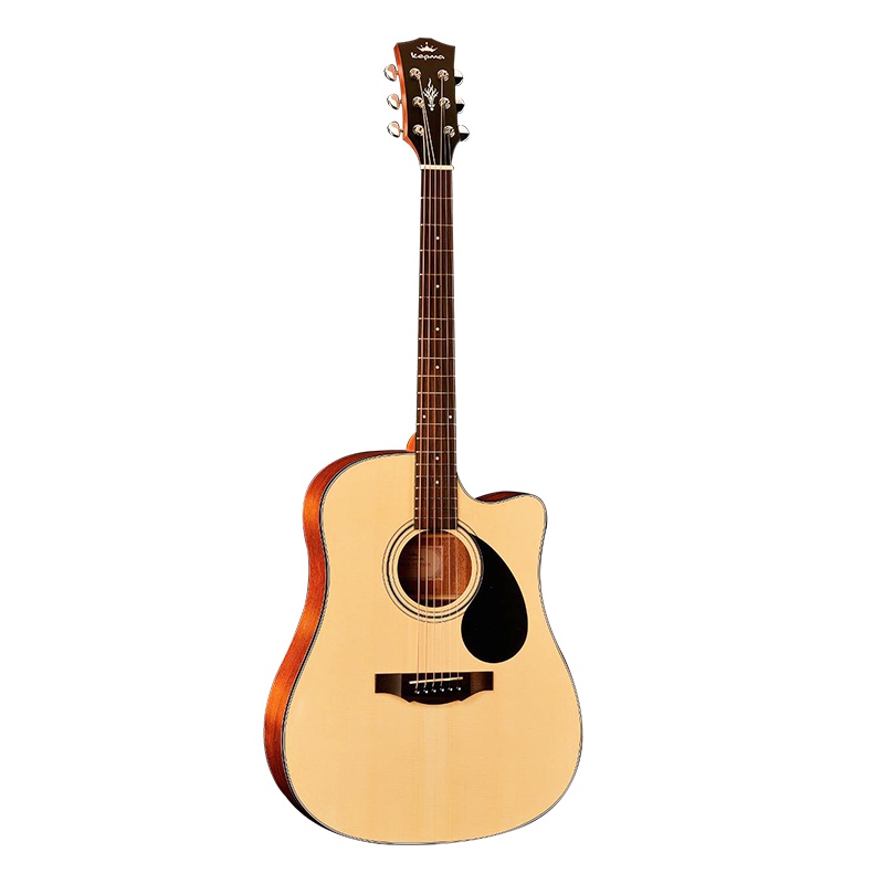 卡马(KEPMA)EDCNM全新款民谣吉他初学者木吉他D捅型 入门吉它jita哑光原木色41英寸