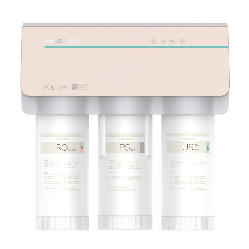 [性价比精选]安吉尔(ANGEL)净水器家用直饮K5厨下式400G大通量厨房无桶直饮机RO反渗透纯水机过滤器净水机自营