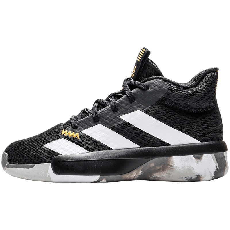 阿迪达斯童男鞋儿童鞋时尚拼接缓震运动休闲鞋F97305