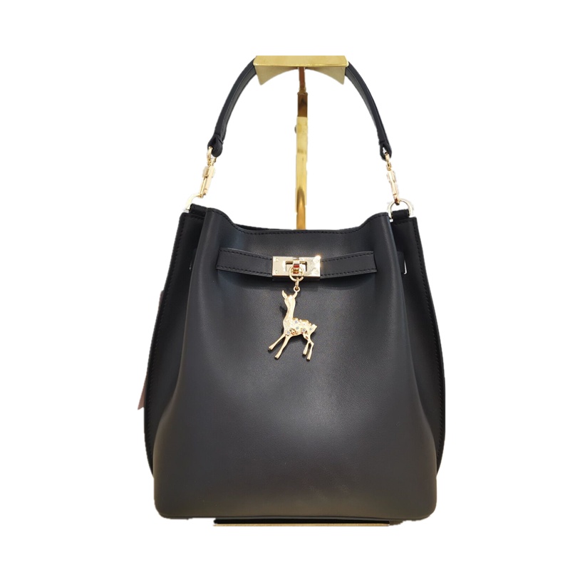 Celie Kalira水桶包女单肩包时尚简约质感女士手提斜跨包 9701