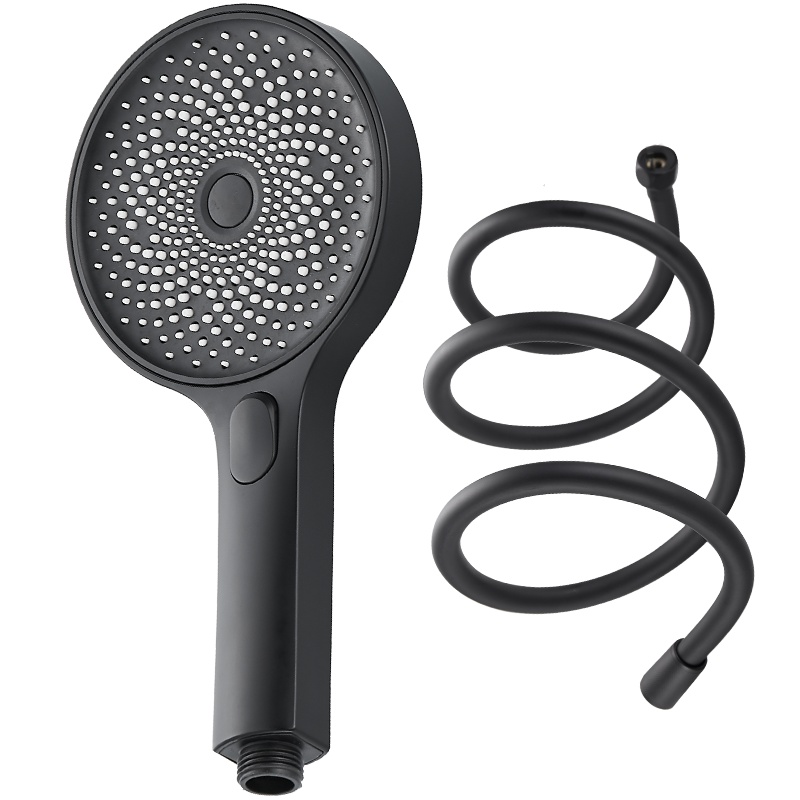 雅鼎(Yatin)6060006BP黑色三功能手持花洒含软管