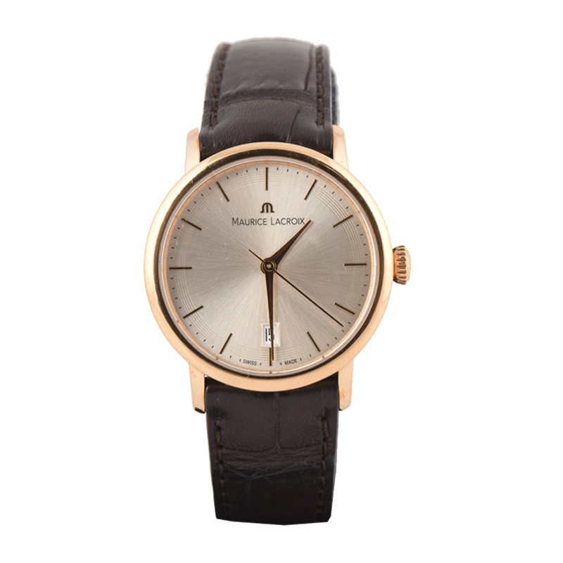 MAURICELACROIX艾美女士750玫瑰金白盘自动机械表10013118