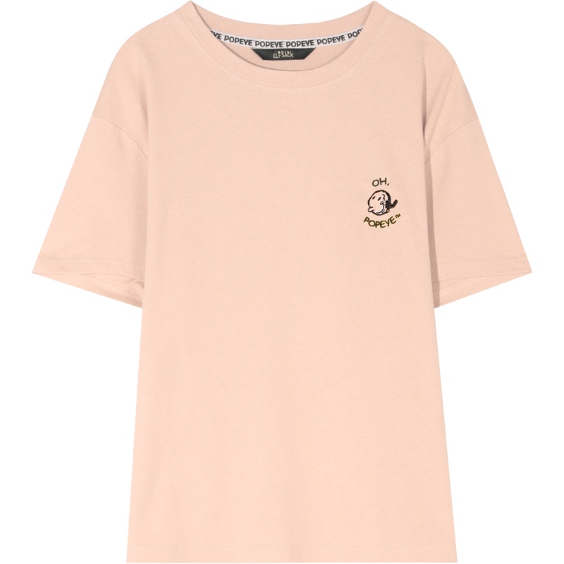 【大力水手联名】妖精的口袋紫色短袖T恤2020夏季新款女ins上衣潮