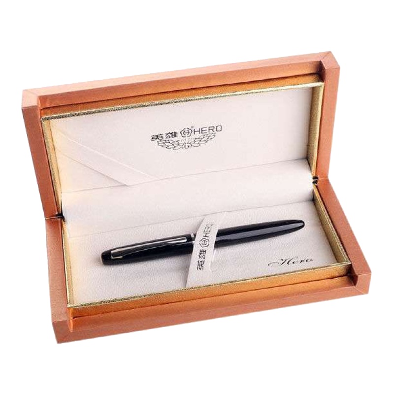 英雄(HERO)101 钢笔大铱金笔(半明尖)0.5mm办公练字墨水笔