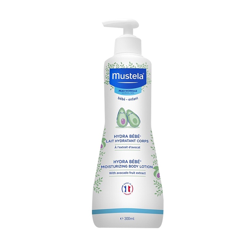 妙思乐(Mustela)贝贝保湿润肤乳300ml 婴儿身体乳润肤乳 97%植物成分 轻薄易吸收 持久保湿 法国进口