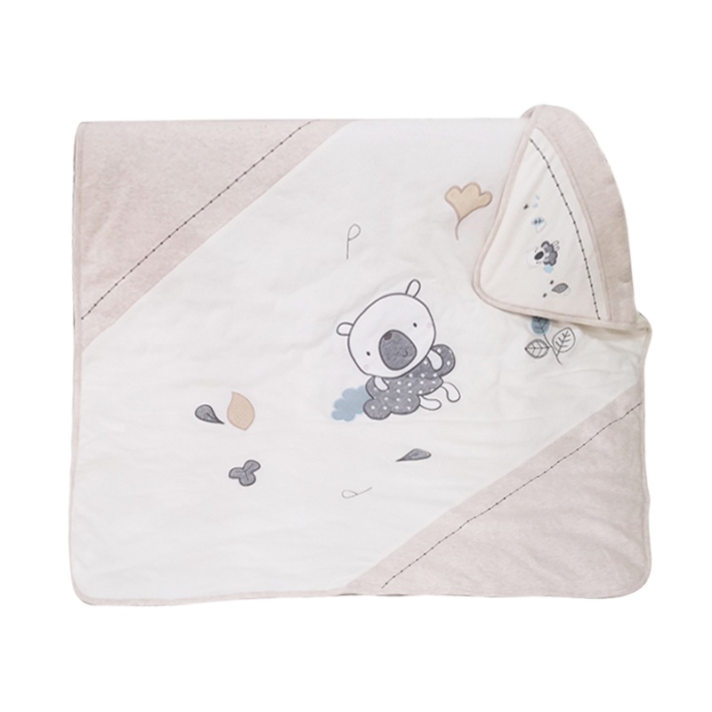 俩个宝宝2020年春夏新款婴儿配饰抱被新生儿床品抱被男女宝宝抱毯
