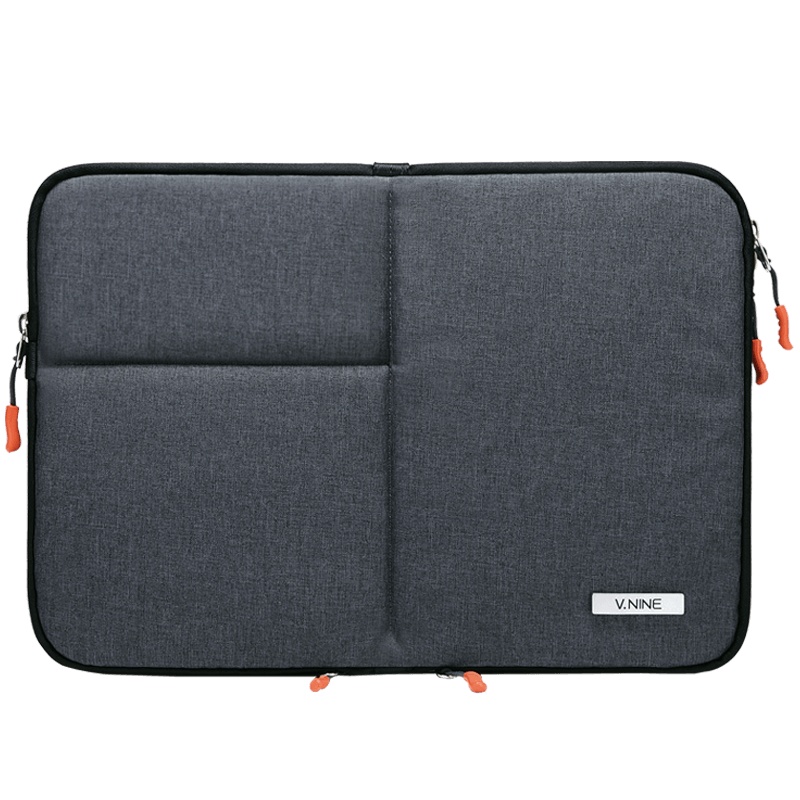 第九城（V.NINE）14英寸电脑包男女士商务防泼水大容量小米苹果华为内胆包