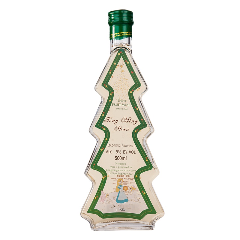 通明山 圣诞树酒南果梨酒低度冰酒9度500ml*1瓶 女生喝的酒限量款水果酒圣诞礼物