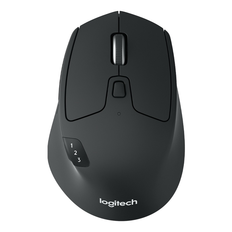 罗技(Logitech) M720 蓝牙鼠标优联双模无线鼠标 蓝牙鼠标 侧键 大手鼠标 舒适 黑色 M720黑色