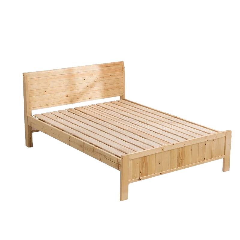 富和美(BNF)床实木床办公接待床实木床床54(床垫选配)木质床