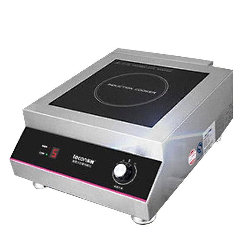 乐创(lecon)电磁炉LC-SY5001平面旋钮式商用电磁炉5000W大功率饭店厨房爆炒烧水家用多功能炒菜火锅电磁灶
