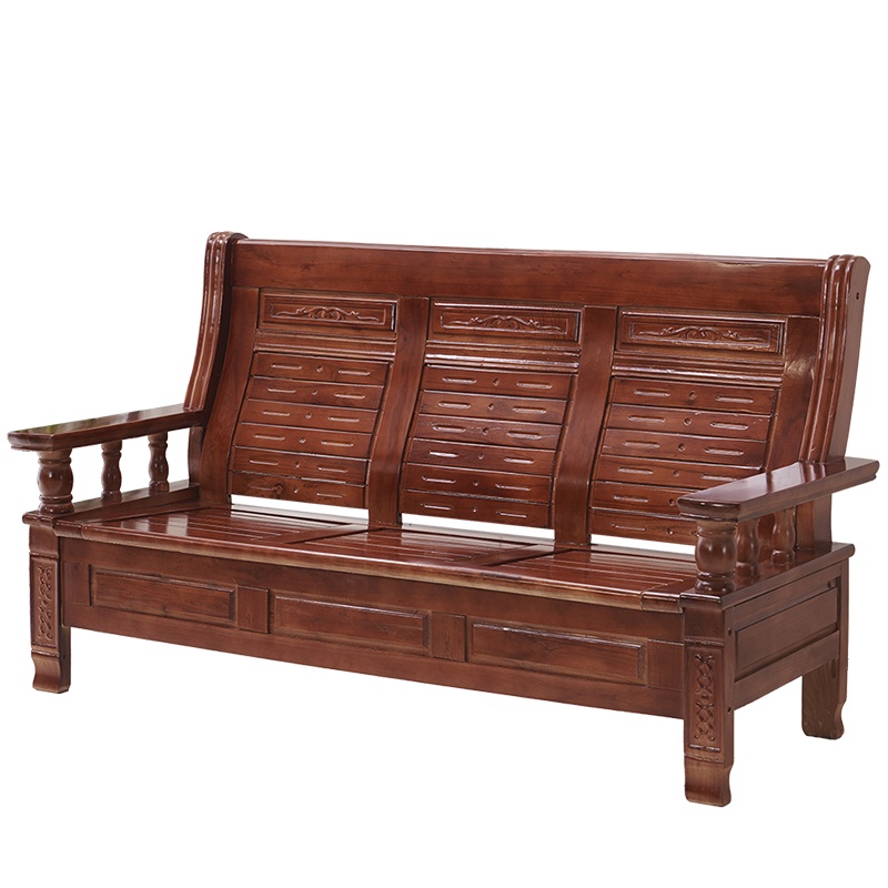 巨高办公家具中式实木沙发