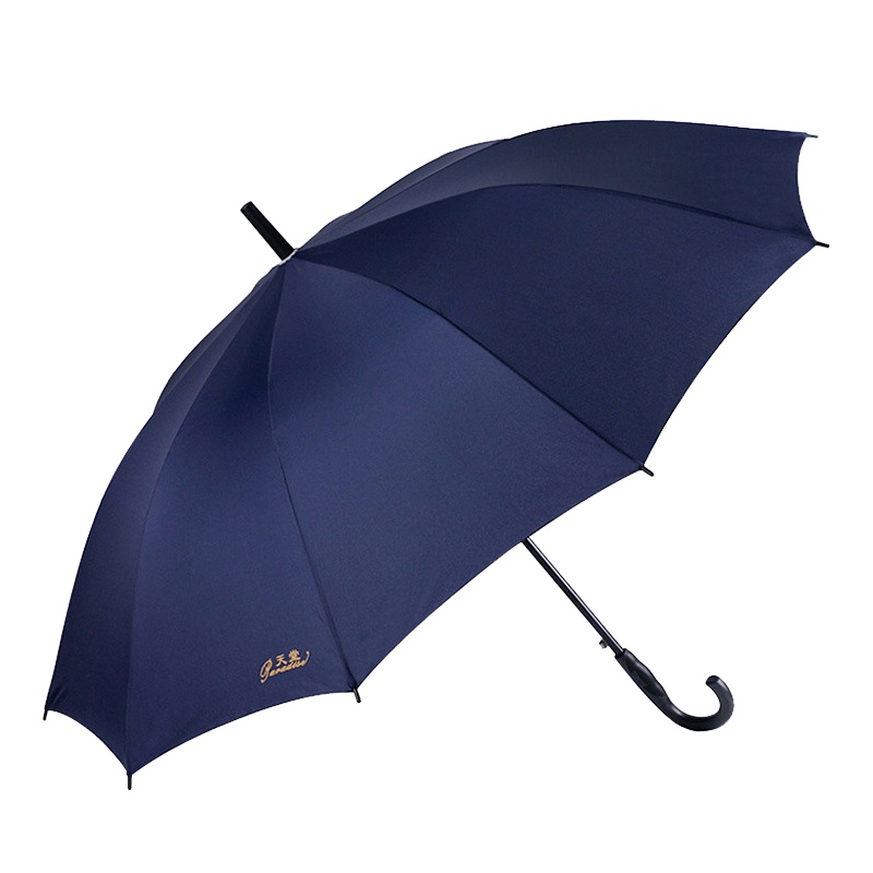 天堂 晴雨伞 19193E碰 半自动加大加固直杆商务弯柄碰击布两用伞(单位:件)