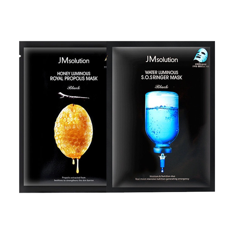 JMsolution水光蜂蜜面膜 10片+JM急救补水针剂面膜 10片