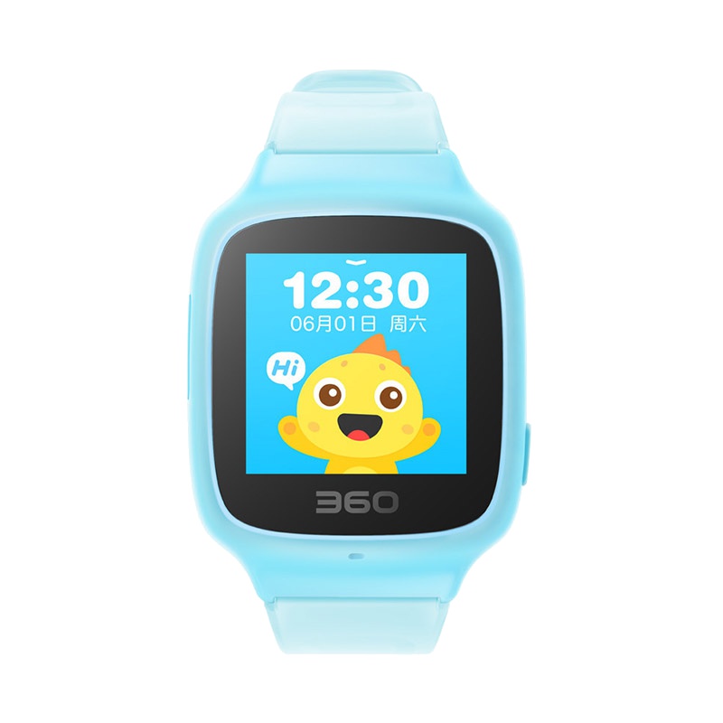 360(360) 儿童电话手表SE2 Plus彩色触屏 高清通话 语音通话 防水定位 智能问答W605 电话手表 天空蓝