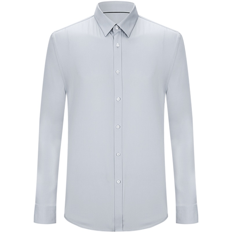 柒牌SEVEN男装免烫衬衫商务休闲男士长袖正装办公翻领纯色长衬上衣男