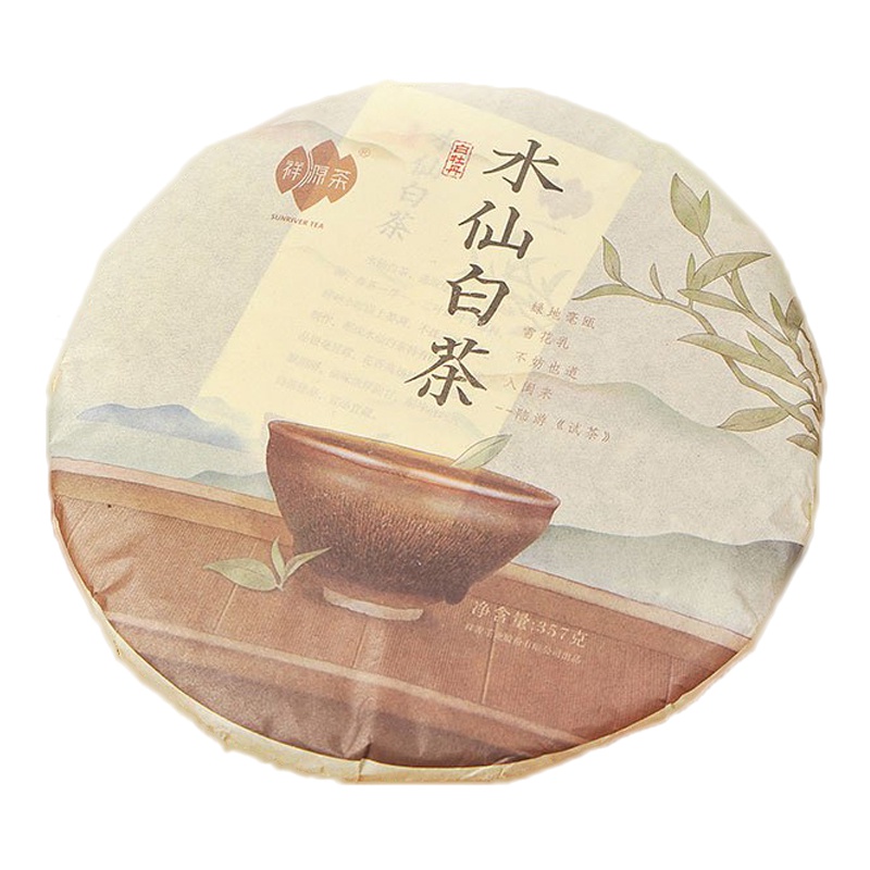 祥源茶水仙白茶正宗福建建阳水仙白茶特级白牡丹白茶饼茶叶357g