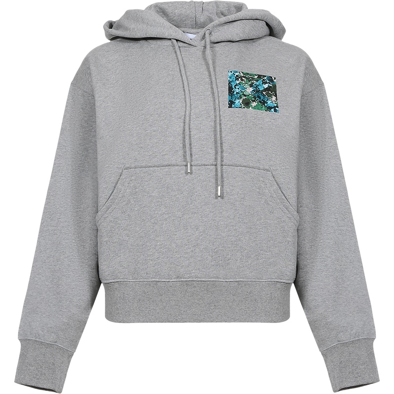 KENZO 高田贤三 女士 棉质加绒款连帽卫衣运动衫 FA6 2SW777 4MO