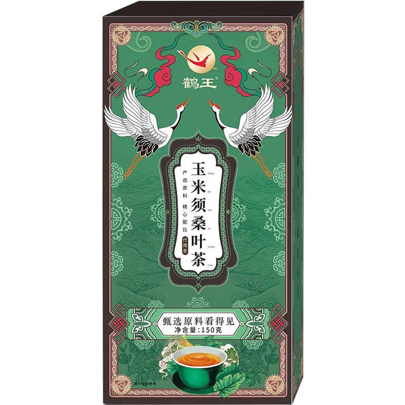 鹤王玉米须桑叶茶正品150g搭配降三血高茶菊花茶养生和栀子牛蒡根桑叶