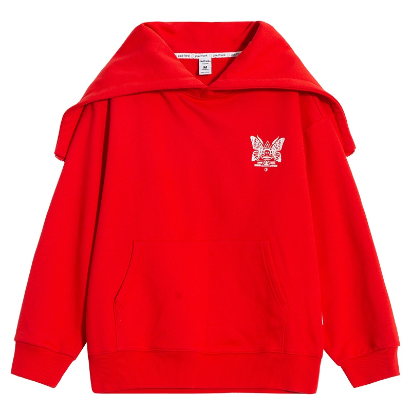 Paul Frank/大嘴猴卫衣新款女外套宽松韩版秋装印花女装休闲