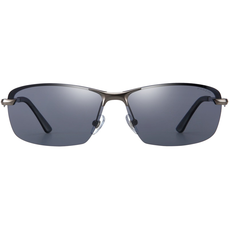 帕森偏光太阳镜男士金属半框眼镜司机驾驶运动潮墨镜 8232