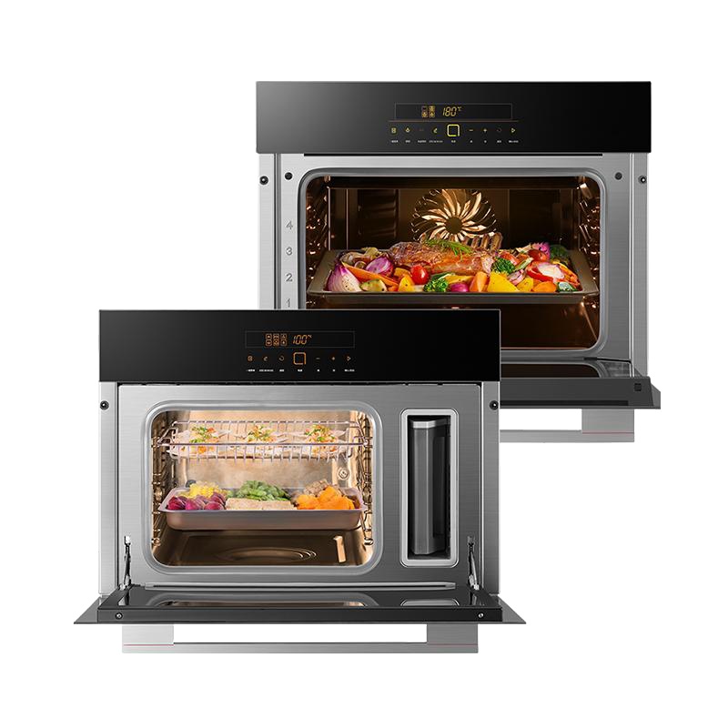 方太(FOTILE) 家用大容积 六大智能菜单 6大蒸饪模式 人性化设计蒸烤组套E3M蒸箱+E2M烤箱