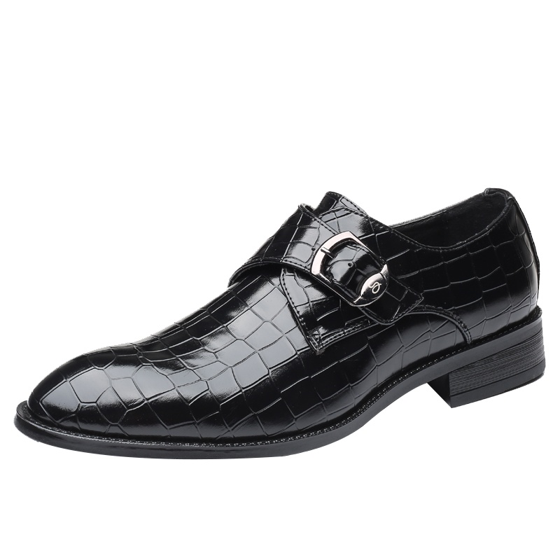 Amengze艾梦哲 2020新款正装鞋 尖头皮鞋 休闲流行男鞋 小皮鞋商务休闲鞋