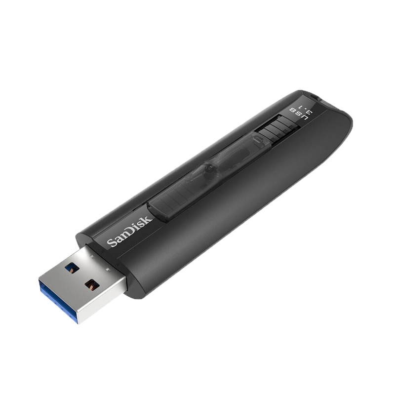 闪迪(SanDisk)CZ800优盘 至尊高速u盘USB3.1伸缩U盘 读200MB/s写150MB/s 64GB黑色