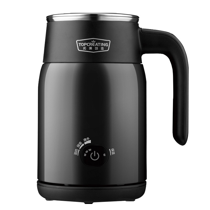 拓璞创造DK342电水壶304不锈钢电热水壶保温控温迷你多功能养生壶旅行壶0.5L 黑色