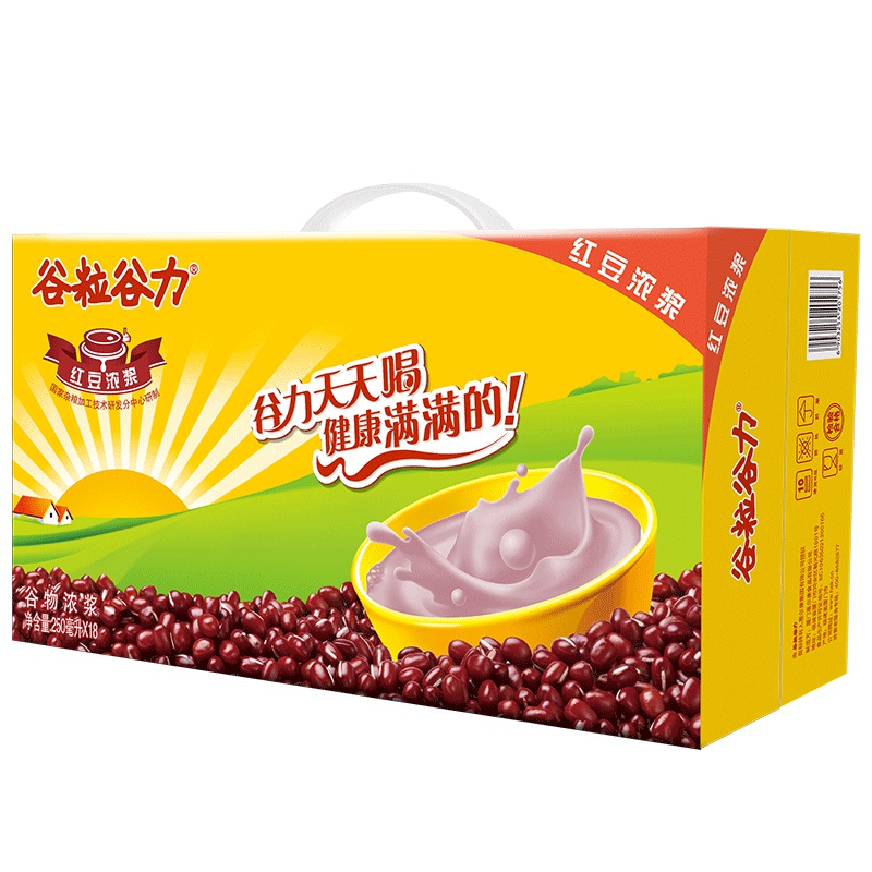 谷粒谷力 谷物牛奶饮品早餐奶燕麦浓浆250ml*16盒