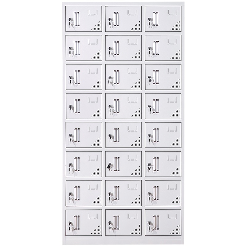 创世人 加厚24门铁皮更衣柜 员工储物柜 多门储物柜碗柜 存包柜鞋柜 浴室带锁更衣柜 其他金属更衣柜多功能