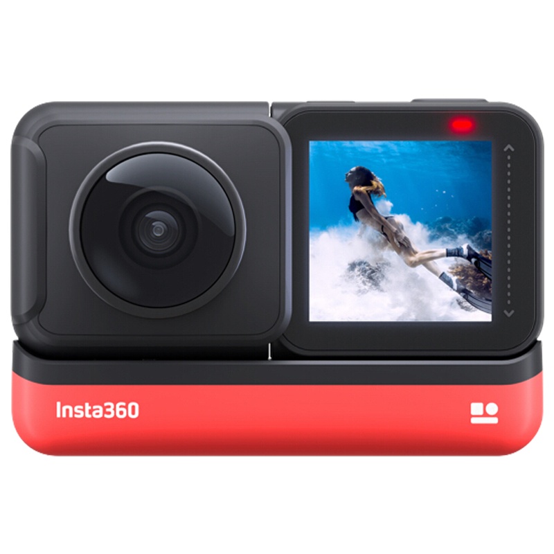 Insta360 ONE R 全景版 高清防抖防水运动相机 5.7K全景相机Vlog 旅行滑雪跳伞摩托车骑行潜水