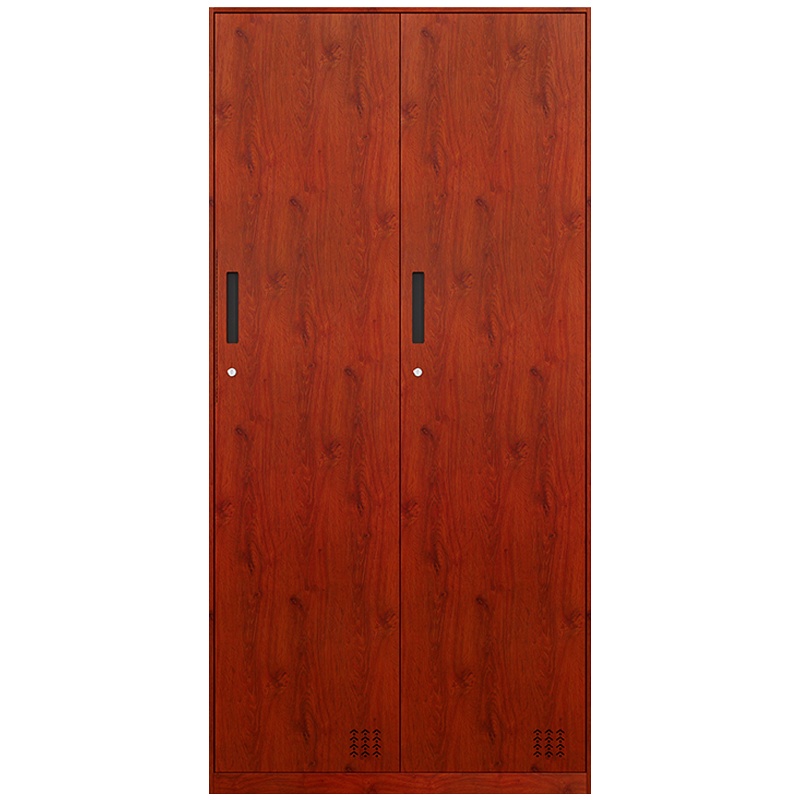 鑫金虎 更衣柜木纹转印钢制储物柜办公柜铁皮柜衣帽柜员工柜寄存包柜储物柜带锁