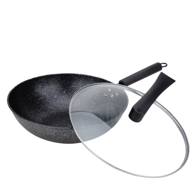 诺顿(NORTON)聚味_麦饭石煎炒锅1JJW032 直径32CM 单个装