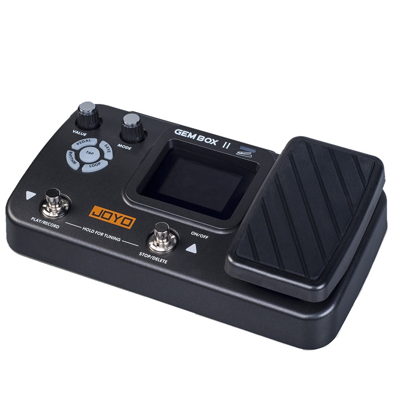卓乐 JOYO GEMBOX II电吉他综合效果器失真多功能带踏板带鼓机单块入门初学失真效果器二代