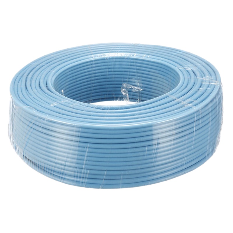 金山(JINSHAN)国标单芯塑铜线 硬线 电线 电缆 BV6平方 蓝100M/盘