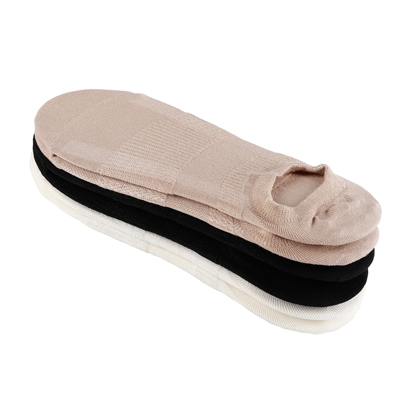 袜子女夏浅口防滑全隐形女袜夏薄竹纤维防臭袜短筒不掉跟船袜女袜