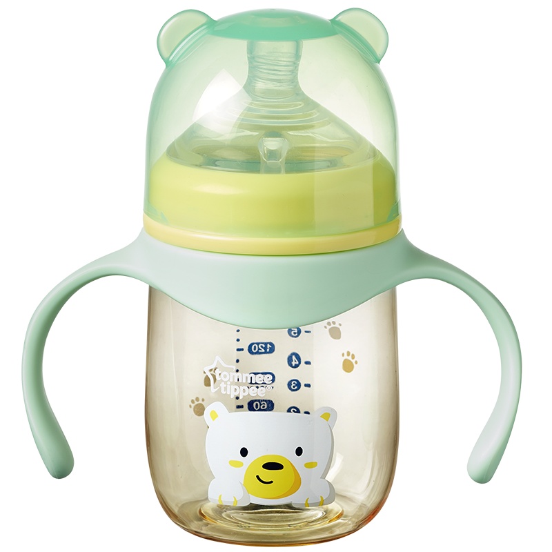 汤美星(Tommee Tippee)巧星成长PPSU学饮杯180ml-01634 奶嘴鸭嘴两用
