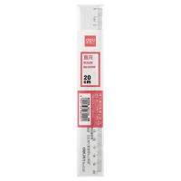 得力文具6260塑料直尺20cm/30cm/40cm/50cm/60cm多规格尺子