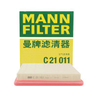 曼牌(MANN)空气滤C21011适配捷达/宝来/蔚领/高尔夫7/波罗/朗行/明锐/野帝/桑塔纳EA211自然吸气用