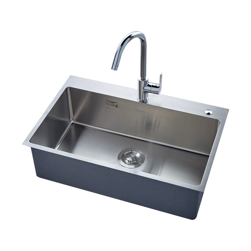 九牧卫浴官方旗舰水槽单槽厨房洗菜盆304不锈钢洗碗池洗手盆水龙头水槽套餐06158-CZ-1