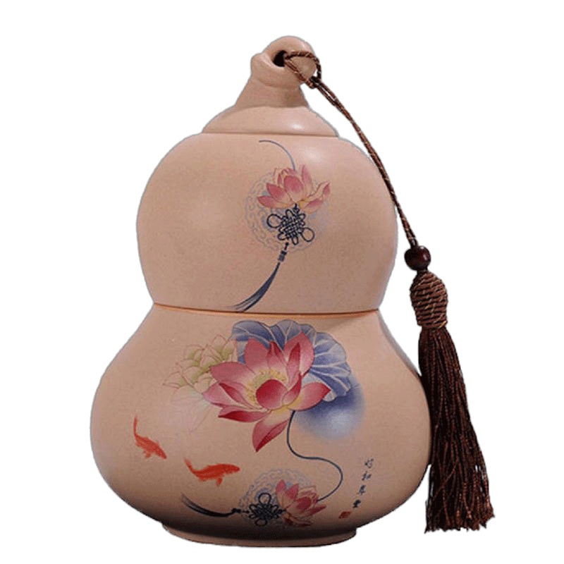 源御露(Yuan Yu Lu)福建武夷红茶浓香型发酵蜜香型金骏眉陶瓷罐散装葫芦罐装茶叶150g