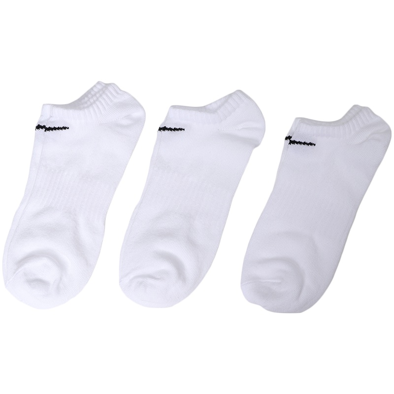 NIKE男袜女袜三双装低筒舒适针织船袜休闲运动短袜SX7678
