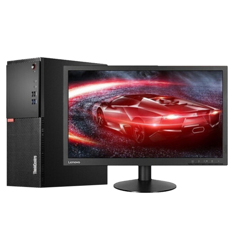 联想(ThinkCentre)E76商用台式电脑19.5英寸液晶(i3-9100 8GB 500GB 集显 DOS)定制