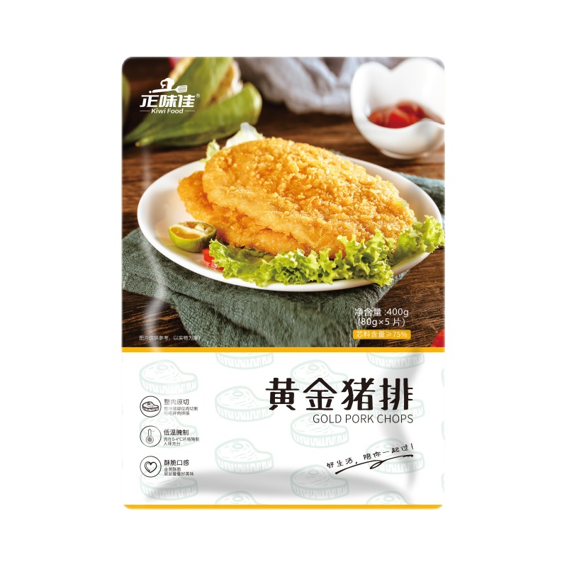 正味佳 黄金猪排400g 香酥炸猪排 半成品猪肉美食 小吃方便菜