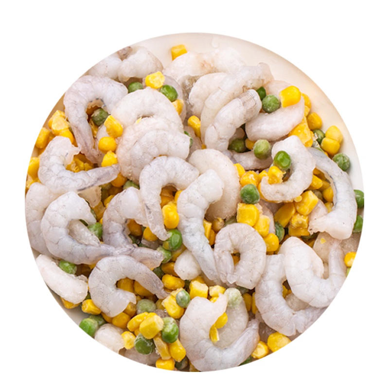 君成顺 250g*2份三鲜虾仁（60%虾仁含量）东北糯玉米粒豌豆粒网红小吃佛系吃货半成品速食